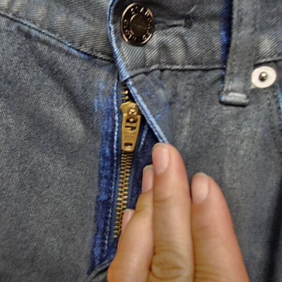 Standard Cloth Jeans Mens 30x30 Gray & Blue Skinny Tapered - Picture 8 of 15